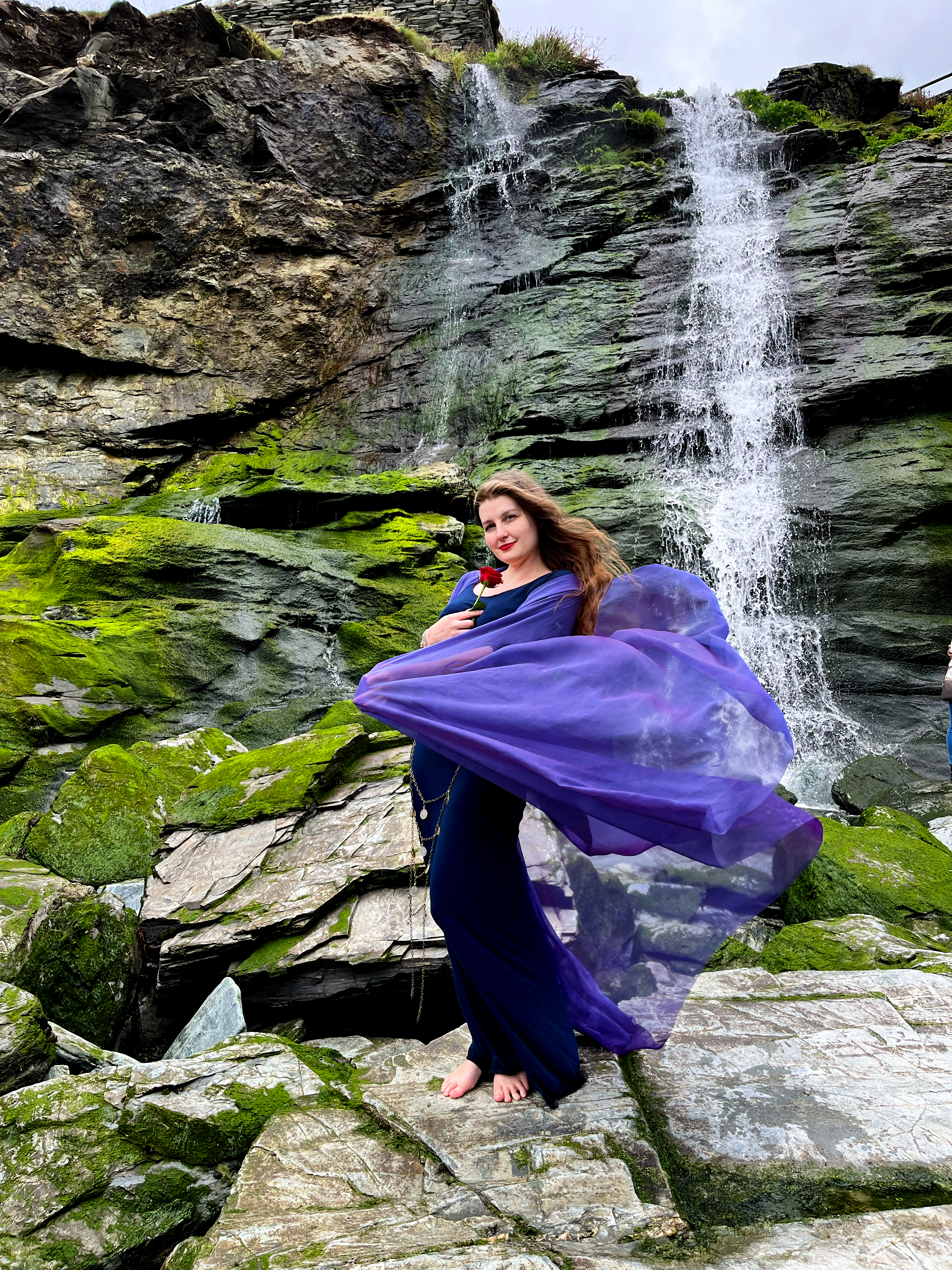 Demi Rose Magician Tintagel Waterfall